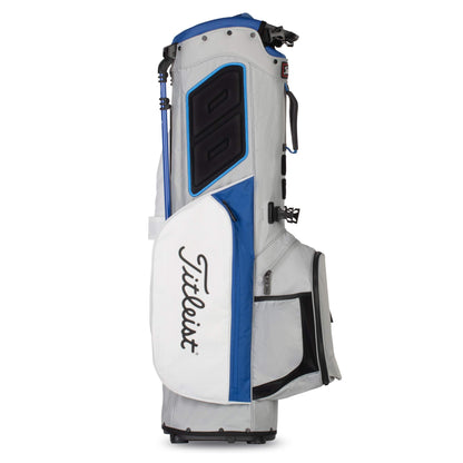 - Titleist | Players 4 Plus Golf Bag  | Gray/White/Royal -