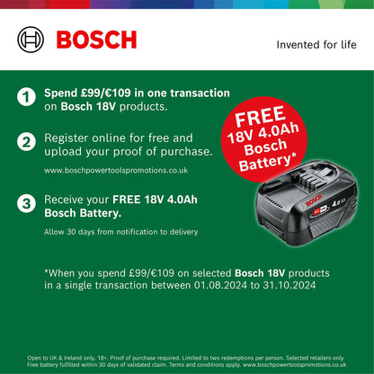 Bosch Cordless Grass Trimmer Easy GrassCut 18V - 230 (1x Battery, 18 Volt System, Cutting Diameter: 23 cm, in Carton Packaging)