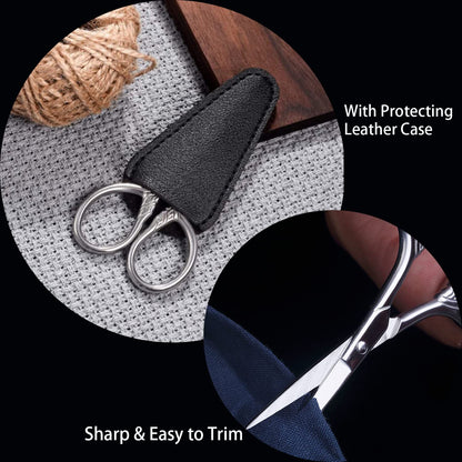 - Mini Facial Hair Scissors | Nose Scissors | Professional Sharp Moustache Scissor -