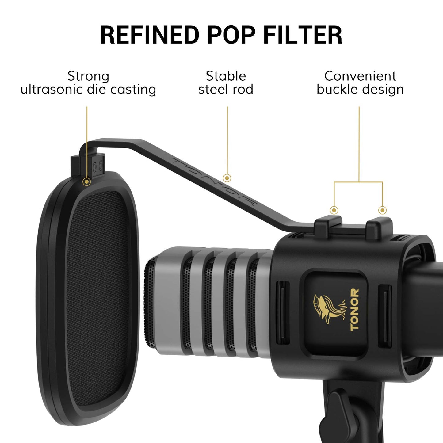 - TONOR USB Microphone | Cardioid Condenser | Computer PC Mic -