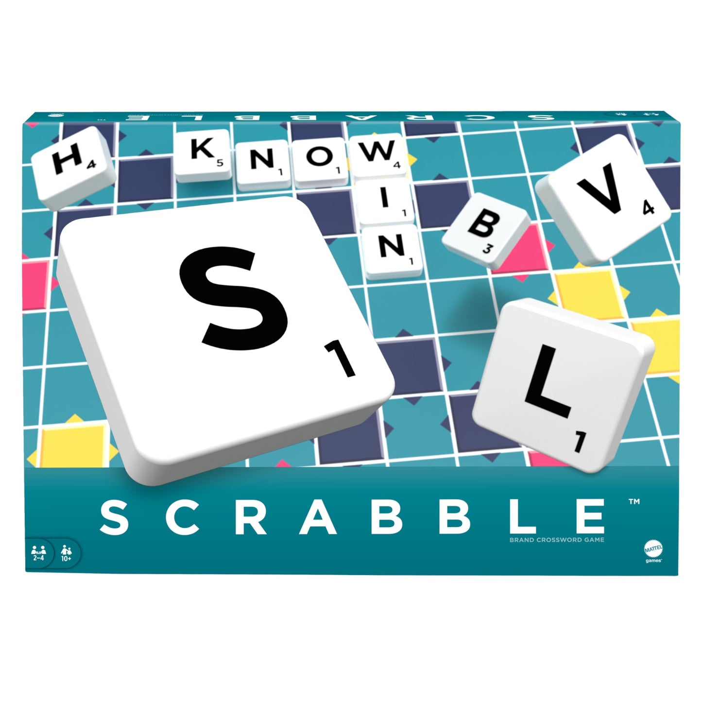 - Mattel Games Classic Scrabble | Original Crossword Board Game -