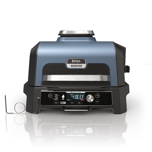- Ninja Woodfire Pro Connect XL Electric BBQ Grill and Smoker | App Control | Digital Probe -