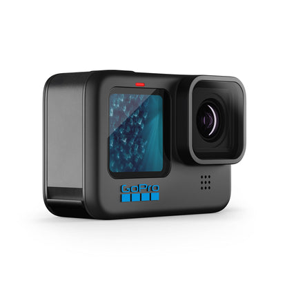 - GoPro HERO11 Black | Waterproof Action Camera With 5.3K60 Ultra HD Video | 27MP Photos, 1/1.9" Image Sensor | Live Streaming -