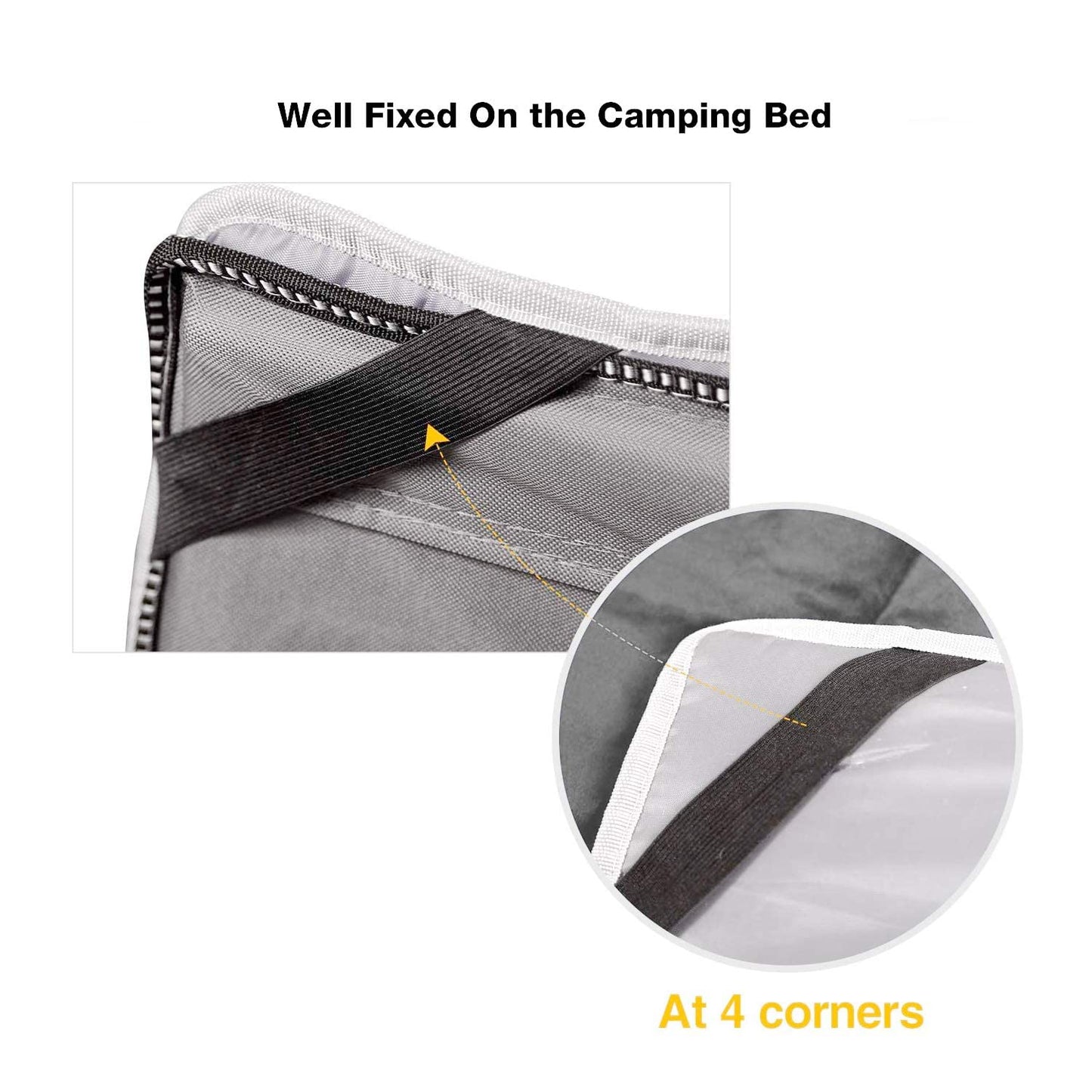 - REDCAMP Folding Camping Bed | Heavy Duty Sturdy Camp Bed with Mattress -