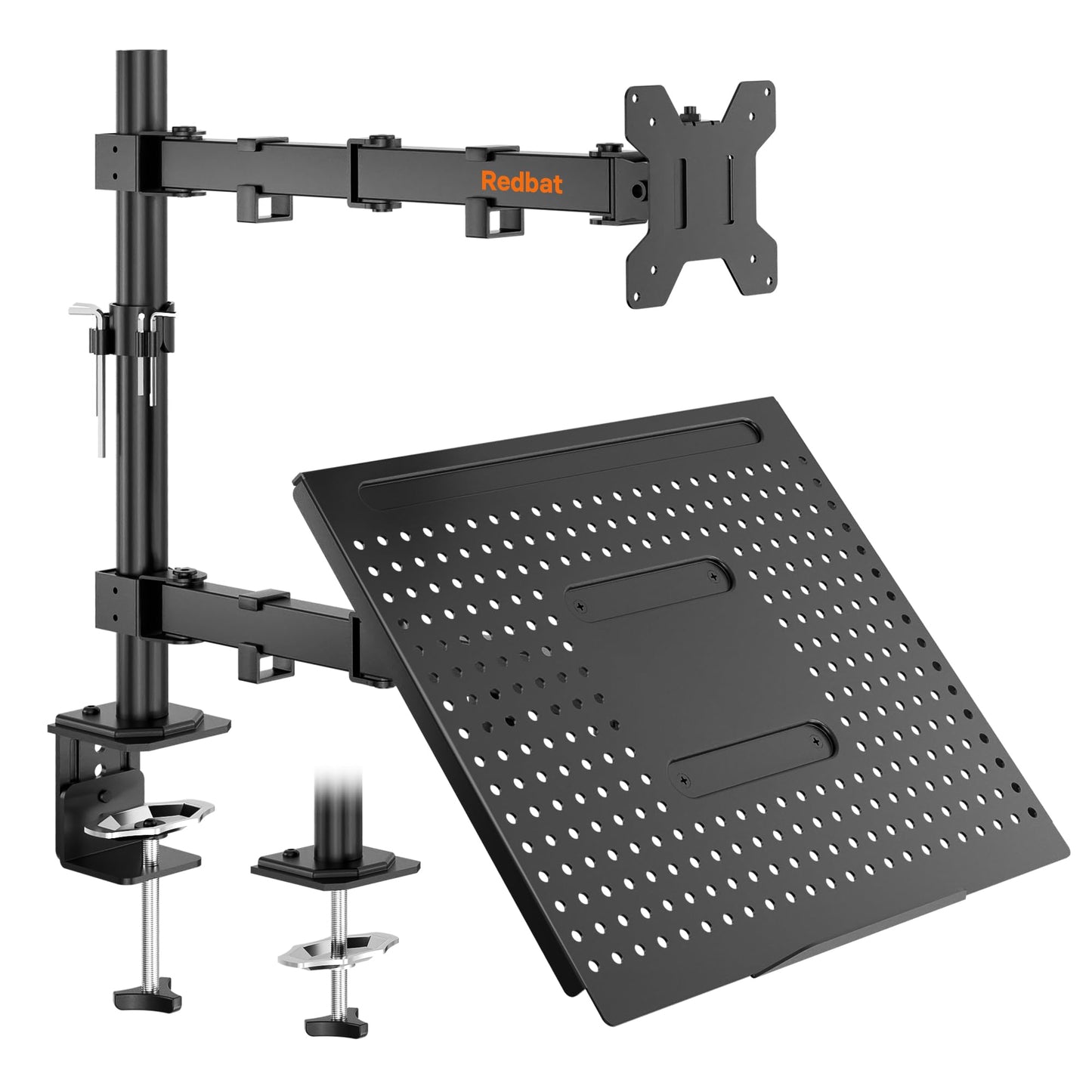 - Redbat Monitor and Laptop Stand | 13-32 inch LCD LED Screens | Adjustable Monitor Mount -