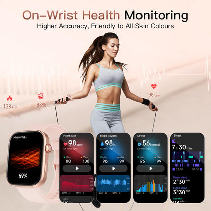 - Tensky | Smart Watch for Women-1.99" | AMOLED Smartwatch | with Bluetooth Call & AI Voice -