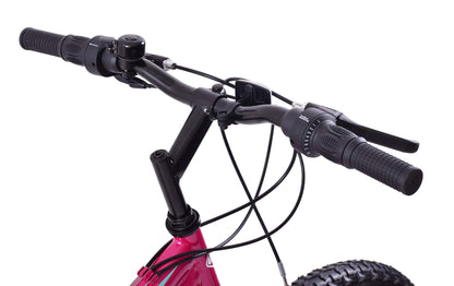 Arden Blush 24" Wheel Girls Kids Mountain Bike Full Dual Suspension 21 Speed 14" Frame Pink Age 8+