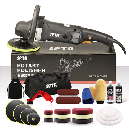 - Electric Car Polisher | SPTA 7 Inch 180mm Rotary Polisher | Car Polisher Electric Polisher -