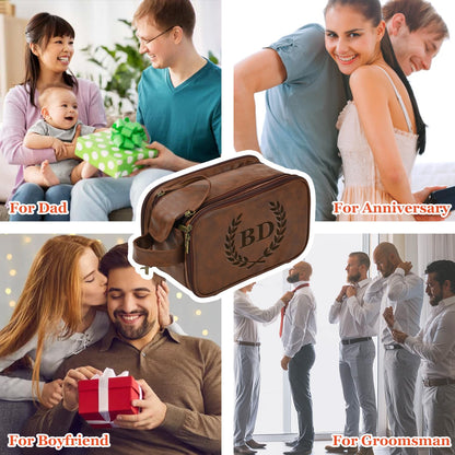 - Personalized Toiletry Bag for Men | Custom Name Toiletry Bag | Gift For Dad Or Husband -