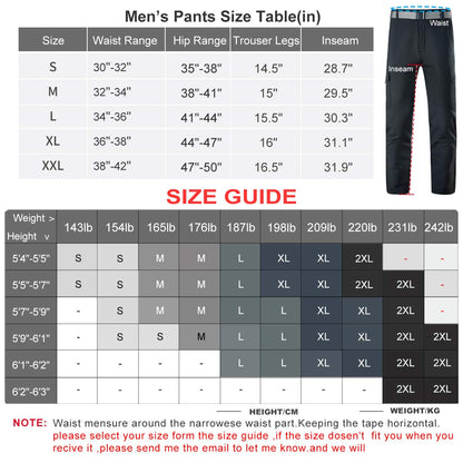 - Men's Outdoor Hiking Trousers | Quick Dry | Lightweight | Thick Fleece -