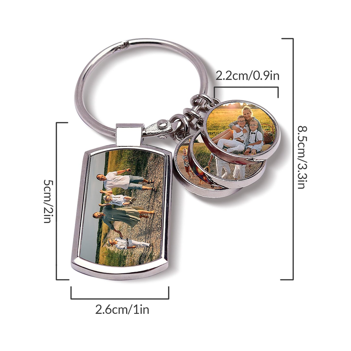 - FIKCIK Personalised Photo Keyring -