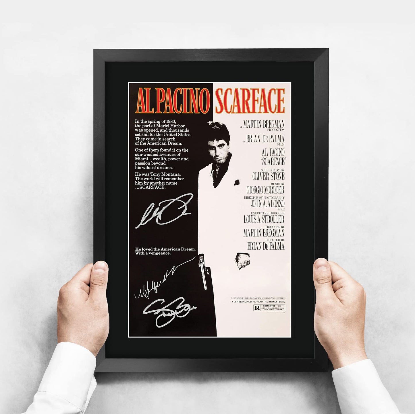 - HWC Trading A3 FR Scarface Movie Poster -