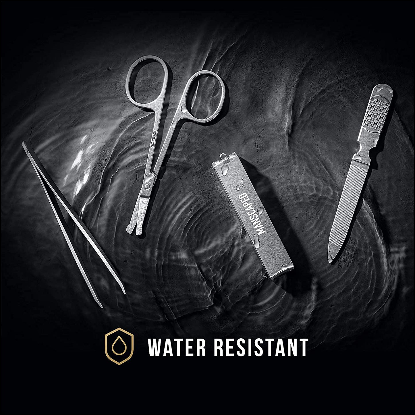 - MANSCAPED Shears 2.0 | Tempered Stainless Steel Men's Nail Kit -