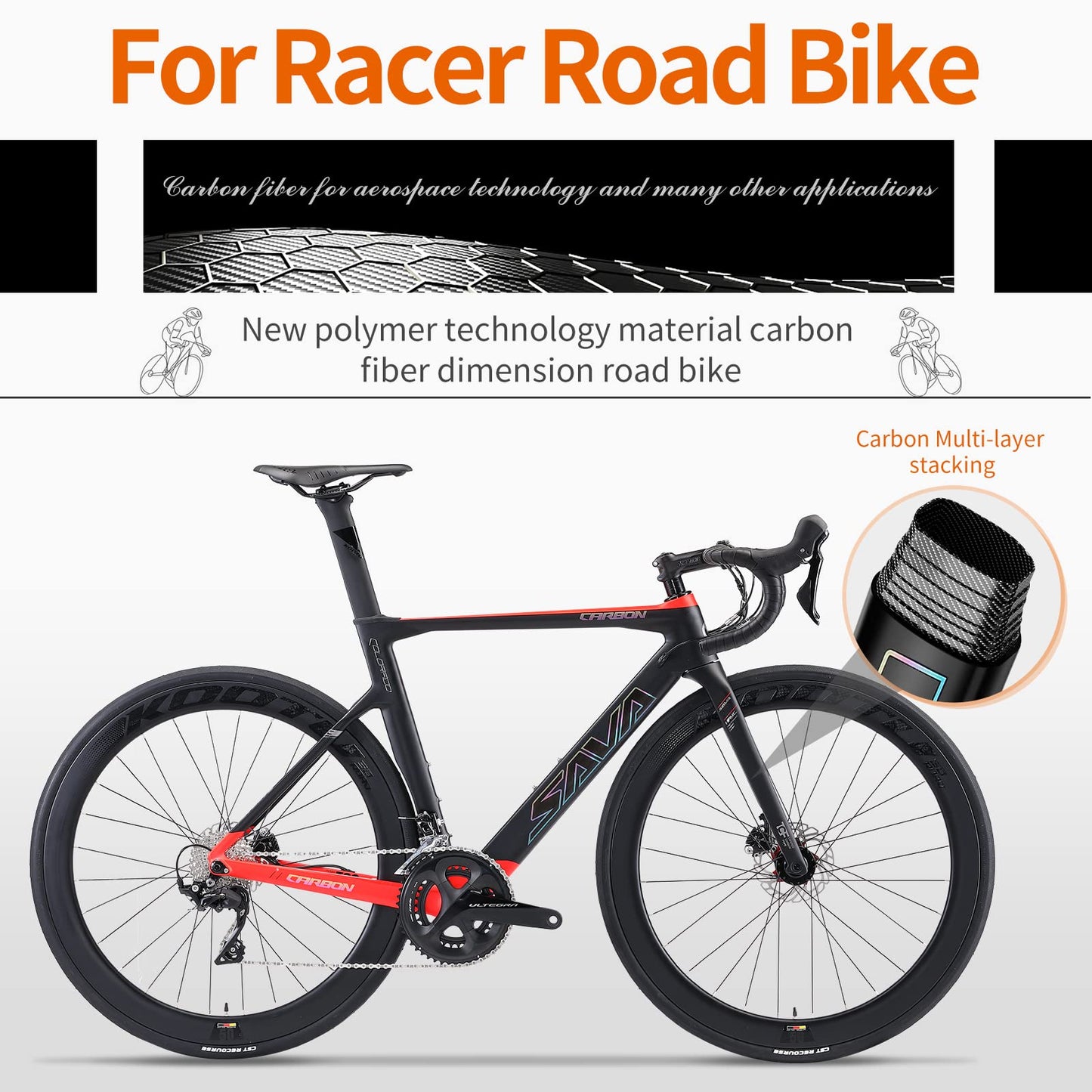 - SAVADECK Carbon Fiber Road Bike | Complete full Carbon Racing Road Bike -