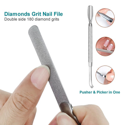 - VOGARB Nail Clippers Set for Thick/Ingrown Nails Toenail 5pcs -