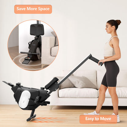 - Jupgod 16 Levels | Adjustable Magnetic Rowing Machine | Phone Holder -