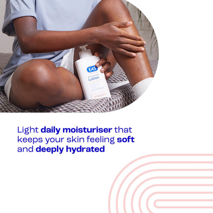 - E45 Moisturising Lotion | 500 ml | Dermatological Body Moisturiser Lotion -
