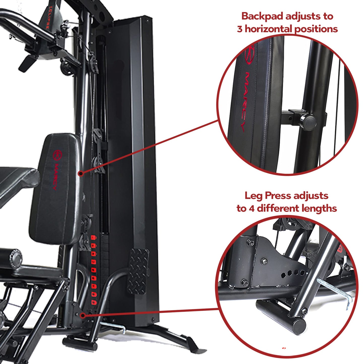 - Marcy Eclipse HG7000 Home Gym with Leg Press -