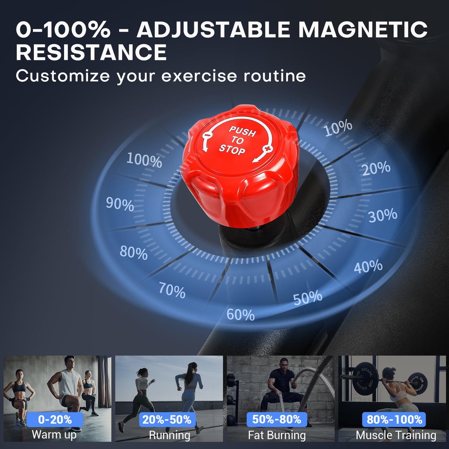 - DMASUN Indoor Exercise Bikes For Home Gym | Use with LCD Display -