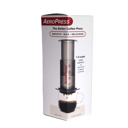 - Rave Coffee AeroPress Gift Set | AeroPress Coffee Maker, Delicious 250g Rave Signature Blend Ground Coffee & Brewing Guide -