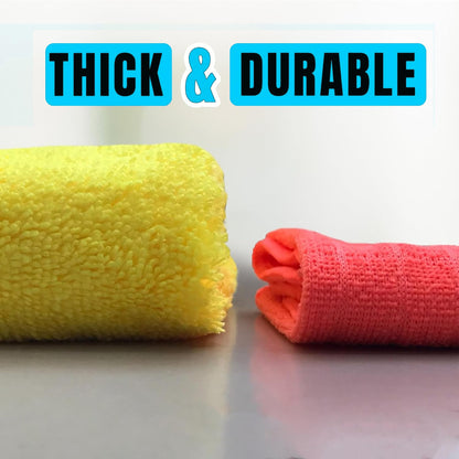 - Towelogy® Microfibre Cleaning Cloths Grey | Large Thick Ultra Absorbent Multipurpose -