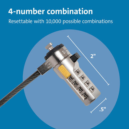- Kensington Combination Cable Lock For Laptops and Other Devices -