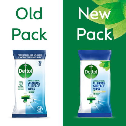 Dettol Antibacterial Cleaning Wipes, Total 330 Wipes (3 Packs X 110), Kitchen Wipes, Disinfectant Wipes, Biodegradable Wipes, Kitchen Cleaner, Bathroom, Floor, Disinfectant Wipes