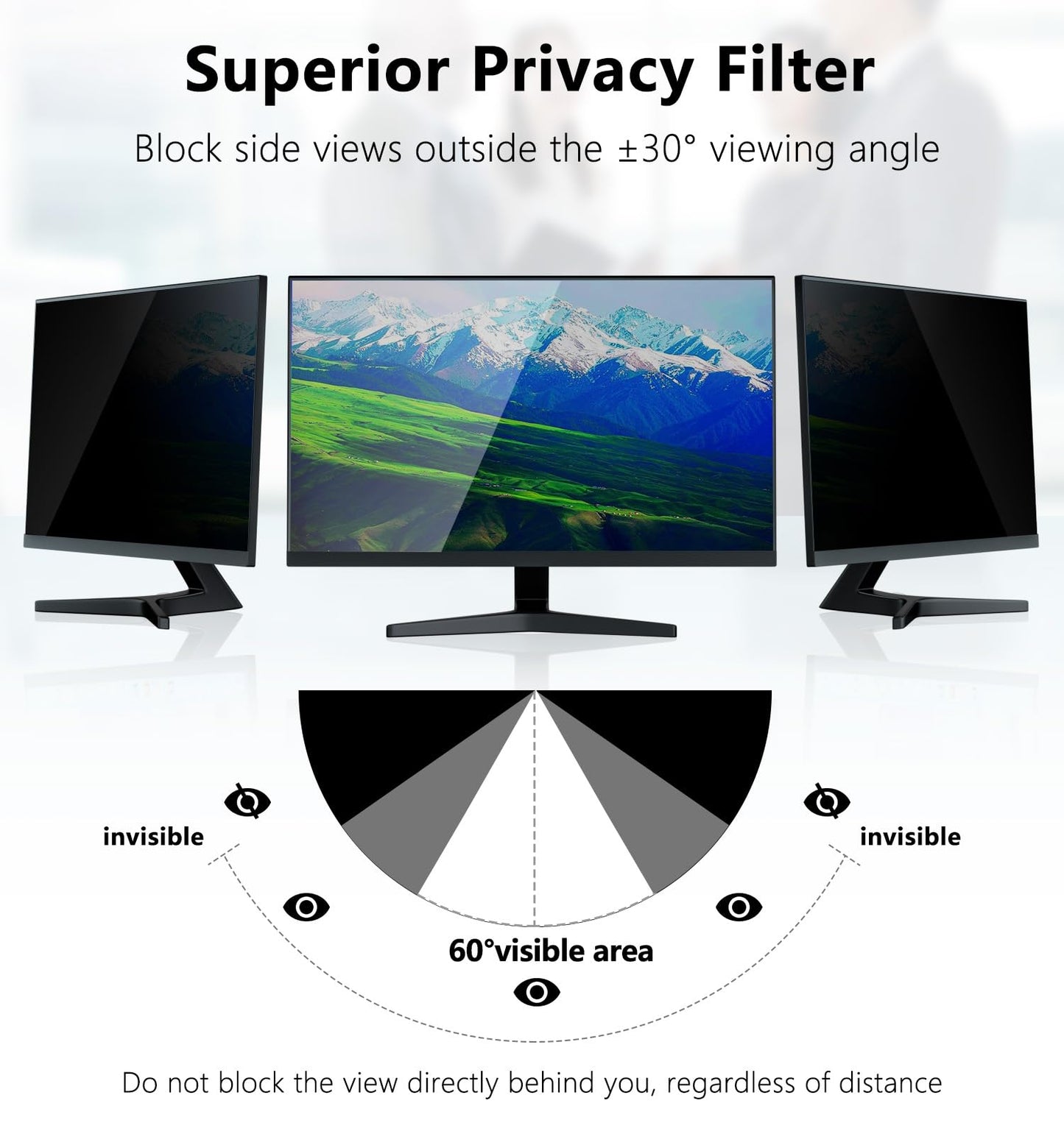 - PYS 23.8 Inch 16:9 Aspect ratio Privacy Screen -
