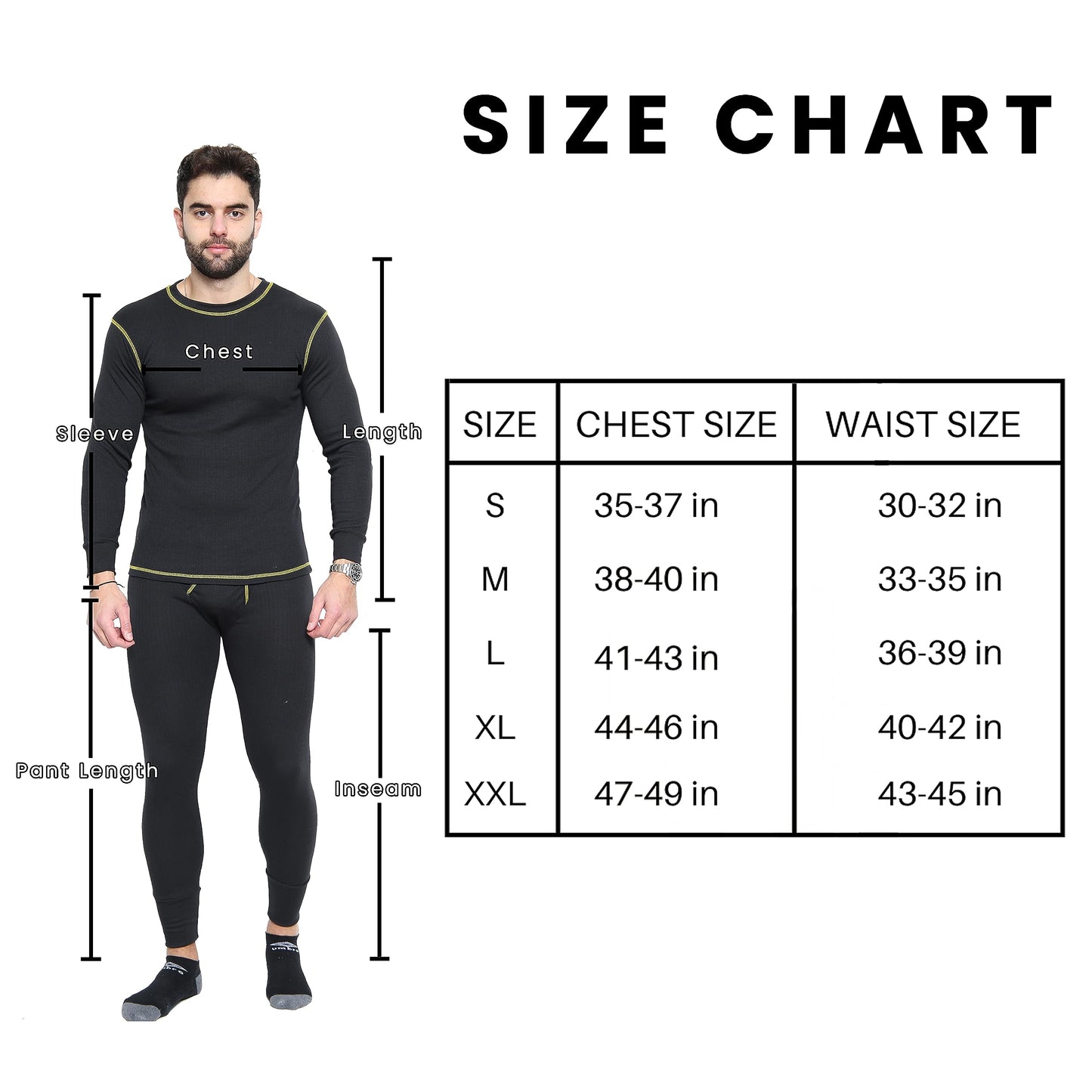 - Heatwave Pro Work Mens Thermal Set -