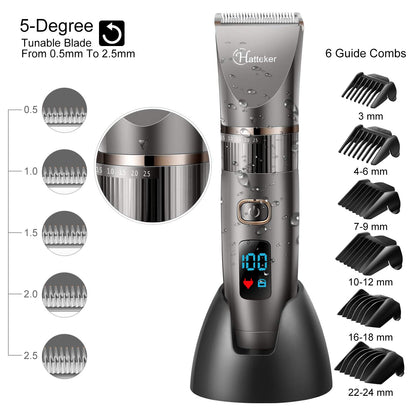 - Hatteker Professional Hair Clippers | Cordless Clippers | Hair Trimmer Beard Trimmer -