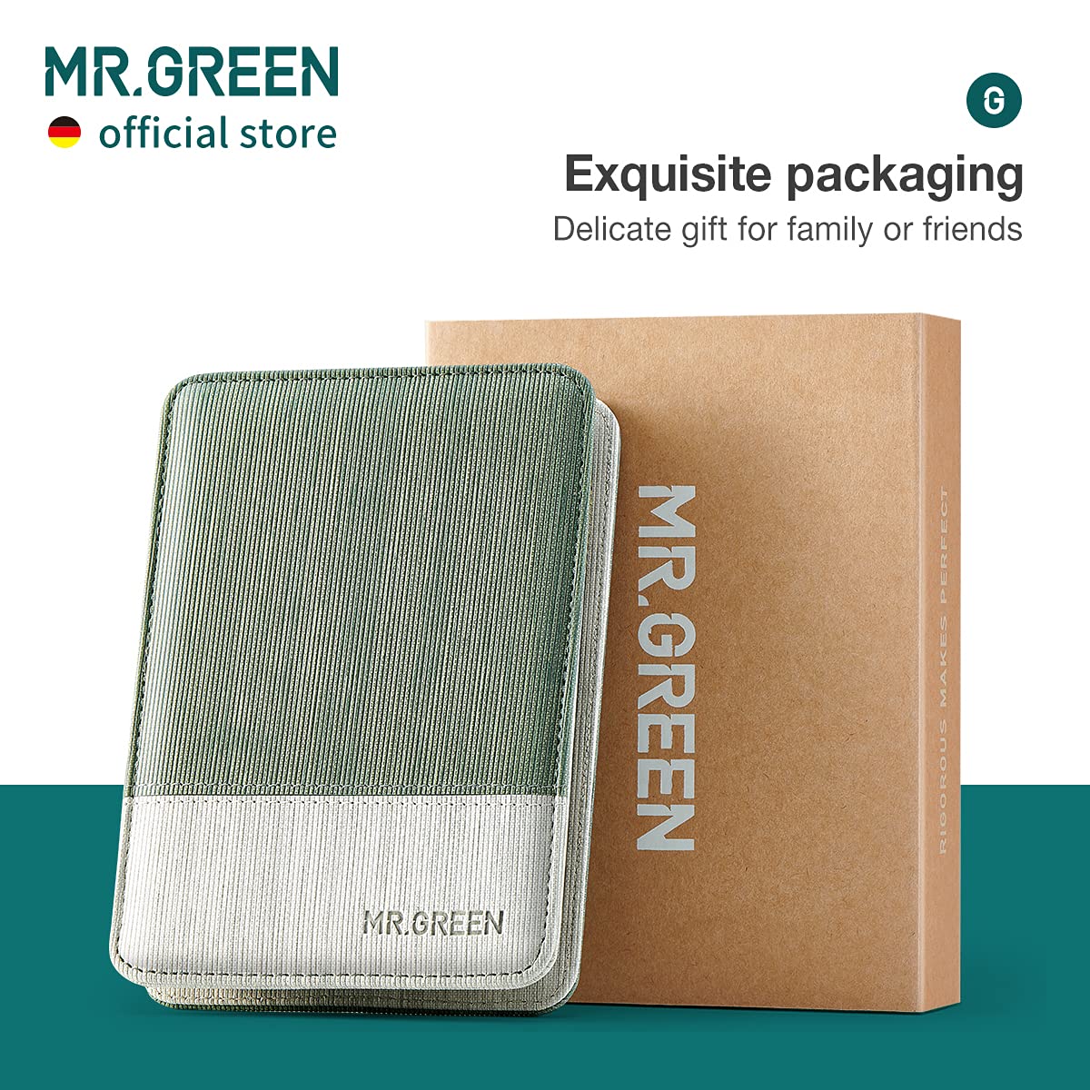 - MR.GREEN Manicure Set | Pedicure Kit | Stainless Steel Nail Clipper Set -