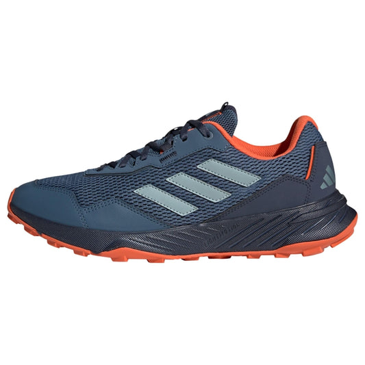 adidas Men's Tracefinder Trail Running Sneakers, Wonder Steel/Shadow Navy/Impact Orange, 9.5 UK