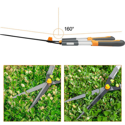 AIRAJ Lightweight Hedge Shears(600mm),with Ergonomic Lightweight Anti-Slip Handles and Razor-Sharp Blades,Professional Garden Shears for Hedges, Shrubs and Bushes - Easy Cutting and Trimming