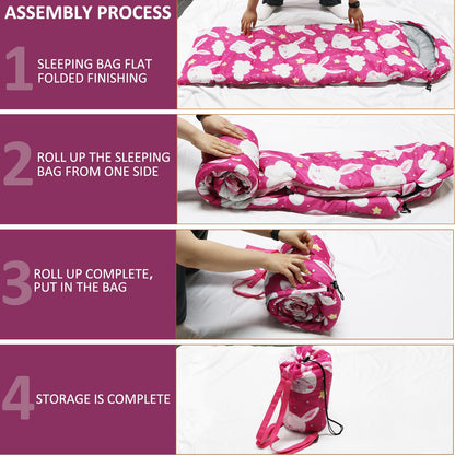 - Kids Sleeping Bags | Camping Sleeping Bags with Carry Bag -