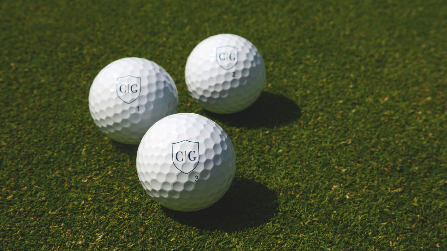 Cavell Golf X | 12 Golf Balls | High-Performance 4-Piece Cast Urethane Tour Ball | Golf Gifts and Golf Accessories