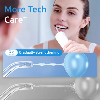 - Water Flosser [Dental Cordless Portable] 6 Modes & IPX7 Waterproof Rechargeable Oral Irrigator Water Teeth Cleaner