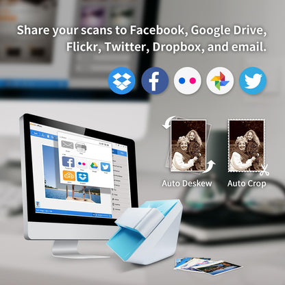 - Plustek ePhoto Z300 A4 Document Scanner -