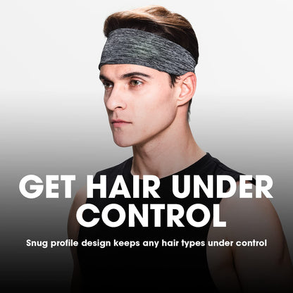 - EasYoung Headbands for Men | 3-Pack Sweat Wicking Men's Headbands -