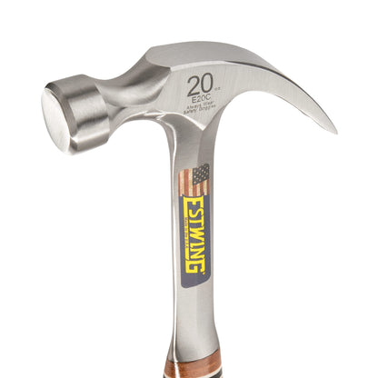 - Estwing E20C Curved Claw Hammer | Leather Grip | 20oz -