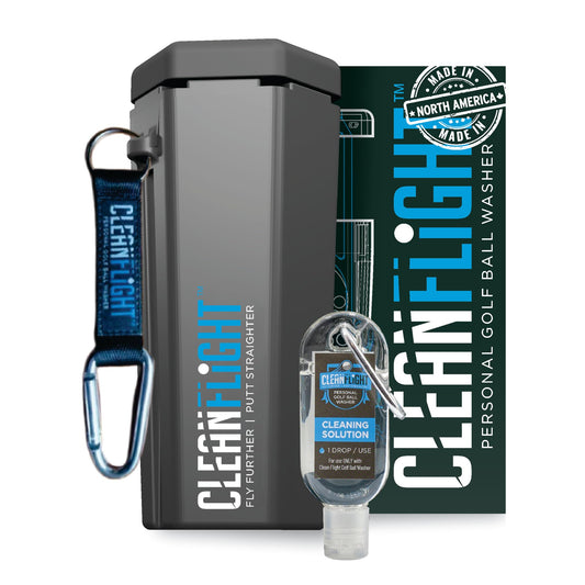 Clean Flight Golf Ball Washer Cleaner – Best Golf accessory Gifts for Men & Women