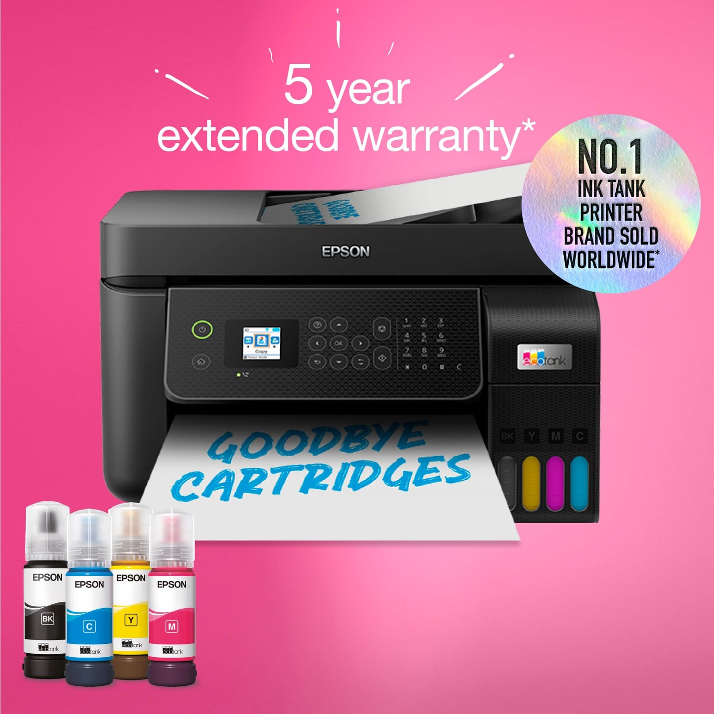 - Epson EcoTank ET-4800 A4 Multifunction Wi-Fi Ink Tank Printer -