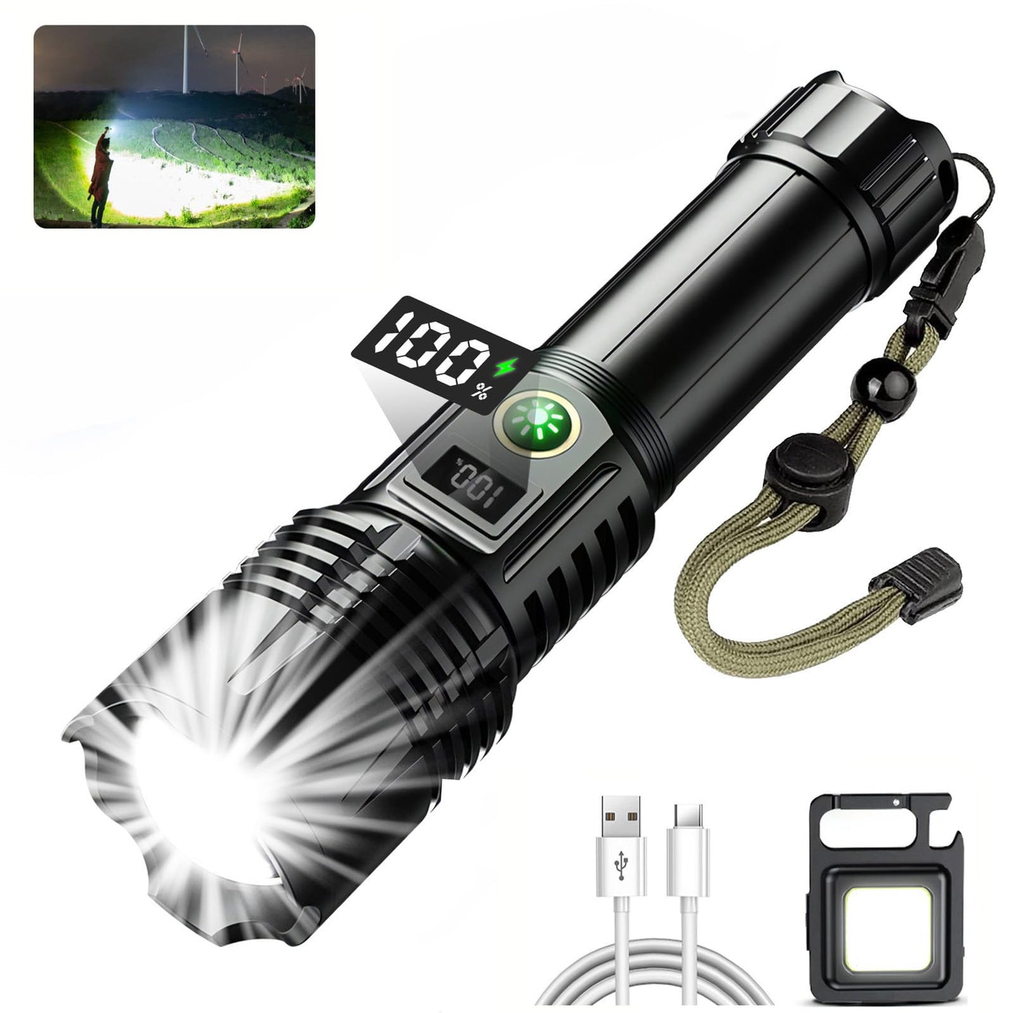- UNAGEA Rechargeable LED Torch | Super Bright -