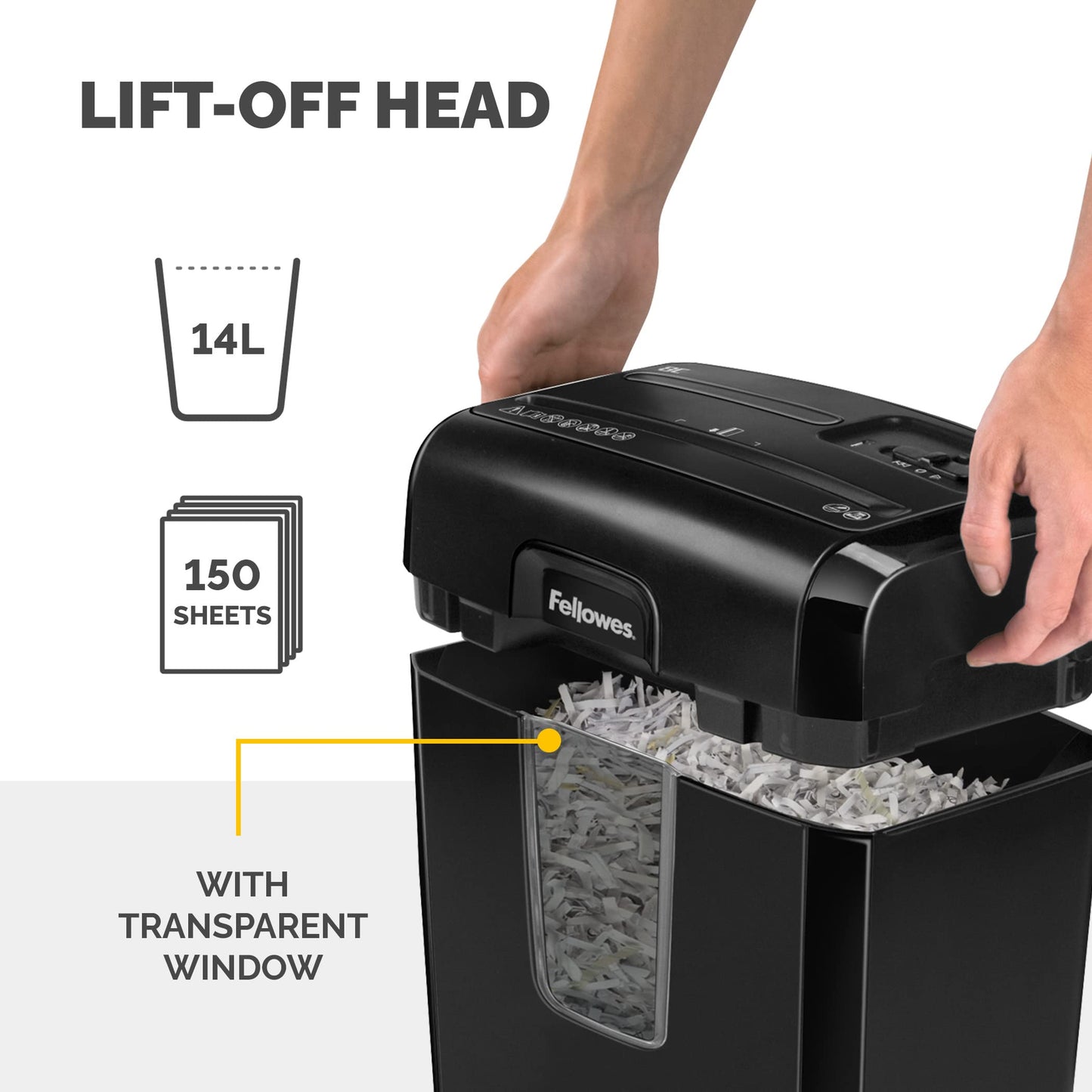 - Fellowes Paper Shredder for Home Office Use | 8 Sheet Cross Cut Shredder -