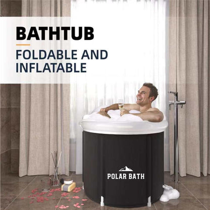 - Polar Bath Ice Bath Tub | Portable Cold Plunge Pool | Cold Water Therapy -