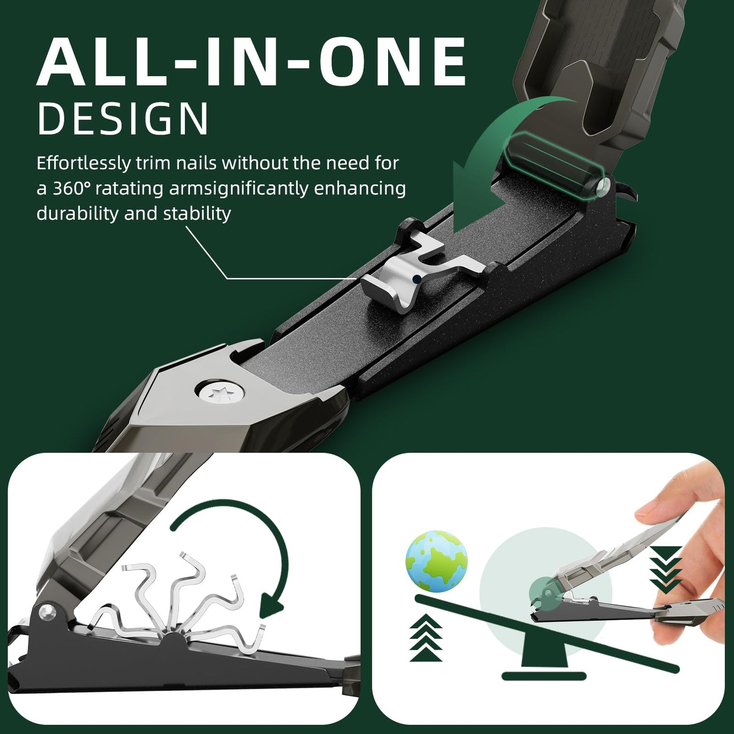 - VANWIN Nail Clippers for Men -