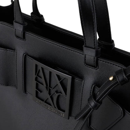 Armani Exchange Shoulder-handbags Women’s Tote, Black, TU