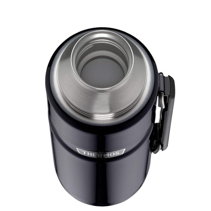 - Thermos Stainless King Flask | glossy black | 1.2 L |33.6 x 11.99 x 33.6 cm -