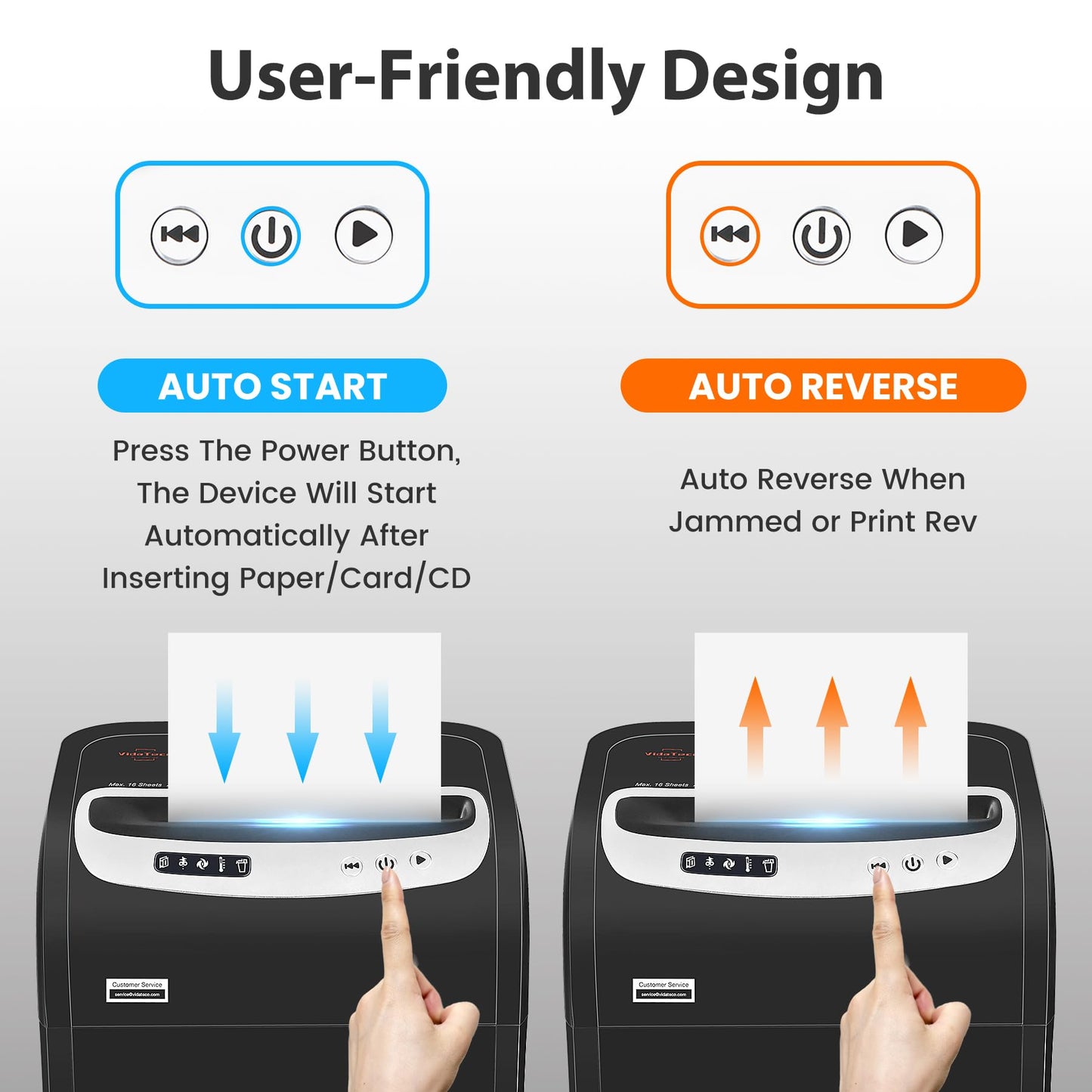 - VidaTeco Mirco-Cut Paper Shredder Heavy Duty -