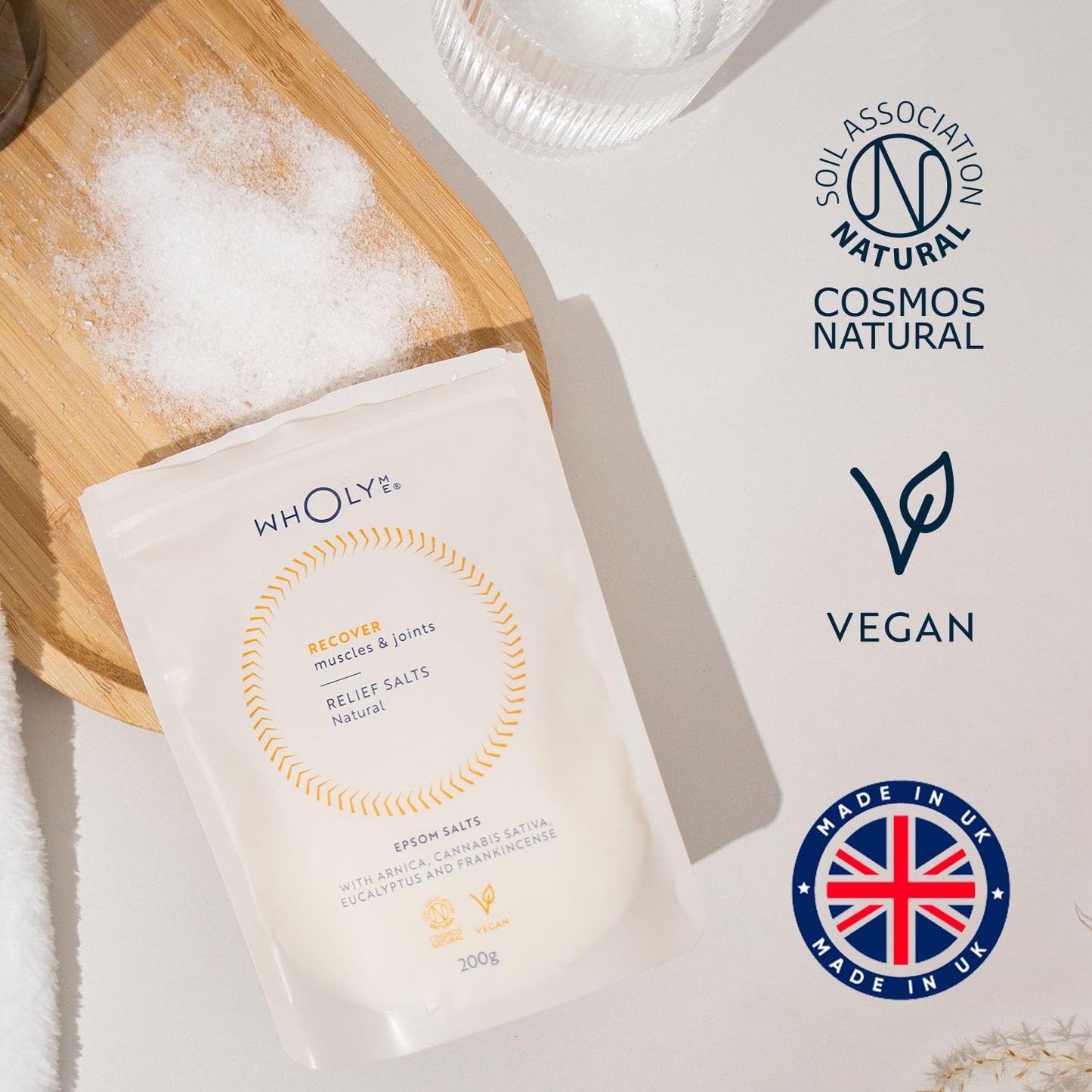 - WholyMe Epsom Bath Salts for Muscle Recovery