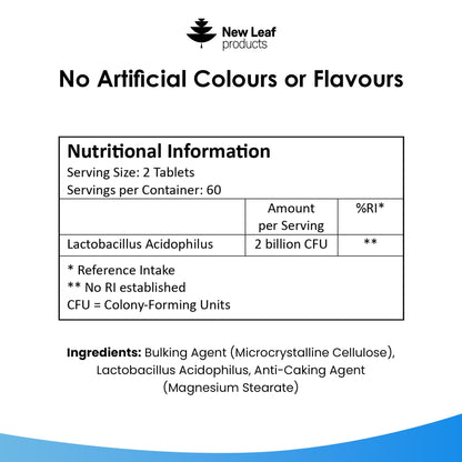 - Probiotic Supplements Acidophilus Probiotic Tablets High Strength | Digestive & Gut Health Supplements -